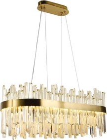 LED állítható fényerejű kristály csillár kábellel LED/90W/230V + DO