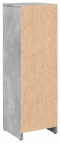 betonszürke forgácslap fürdőszobaszekrény 30 x 30 x 95 cm
