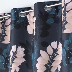 Sötétkék függöny 140x260 cm Belline – douceur d'intérieur