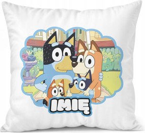 Párna 38x38 cm Bluey Kutya Gyerek Személyre szabás