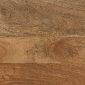 barna tömör mangófa TV-szekrény 80 x 33 x 46 cm