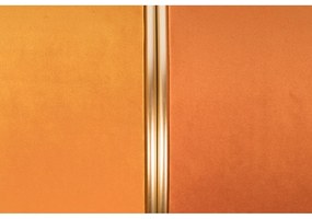 Narancssárga bársony puff Bubbly – White Label