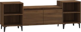 vidaXL barna tölgyszínű szerelt fa TV-szekrény 160x35x55 cm