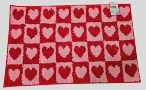 Fürdőszobaszőnyeg Smukee Home 50x80 cm rózsaszín csúszásgátló Oeko-tex