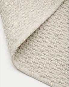 Krémszínű kézi szövésű pamutkeverék szőnyeg 160x230 cm Mascarell – Kave Home