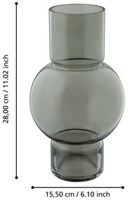 Eglo 421232 - Üvegváza AMPITABE 28x15,5 cm zöld