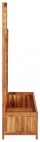 tömör akácfa magaságyás ráccsal 85 x 38 x 150 cm