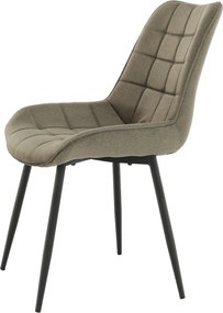 Szék, szürkésbarna taupe/fekete, SARIN