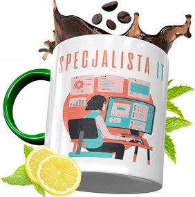 Zöld Bögre Informatikusoknak Születésnapi Ajándék fényképes nyomtatással