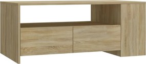 vidaXL sonoma tölgy színű szerelt fa dohányzóasztal 102 x 55 x 42 cm