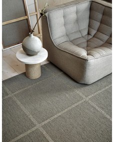Bézs kültéri-beltéri futószőnyeg 70x150 cm Ada Dark Linen – Pappelina