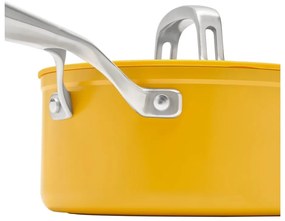 Indukciós tűzhelyhez alkalmas edény fedővel-kerámia felülettel 2,4 l Meda 3.0 – FABINI