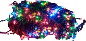 KarĂĄcsonyfa lĂĄmpĂĄk SzĂnes 100LED beltĂ©ri lĂĄmpa 8 m