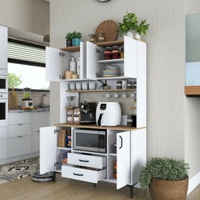 Jedy Walnut and White szekrény