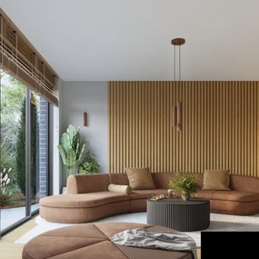 Brilagi - LED fali lámpa CRESTO 2xGU10/10W/230V 20 cm barna