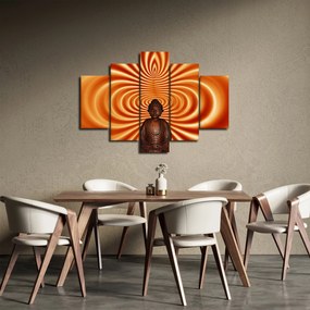 Egy szobrocska képe (150x105 cm)