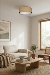 BRILAGI - LED mennyezeti lámpa BOHO ECO 1xE27/10W/230V Ø 40 cm bézs/krém