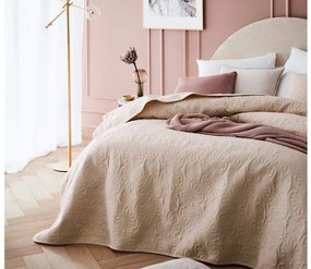 Modern bézs ágytakaró 170 x 210 cm