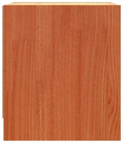 vidaXL Éjjeliszekrények 2 pcs Faggyú barna 40 x 30.5 x 35.5 cm Fenyőfa