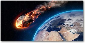 Fotó üvegkép Hulló meteor 140x70