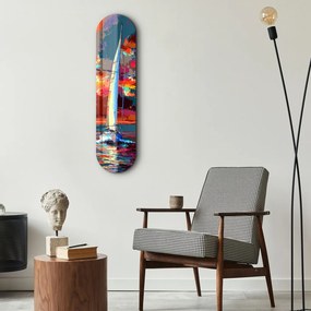 Sailing üvegkép, 20×80 cm
