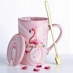 Nagy bögre Flamingók kávé tea születésnap ajándék