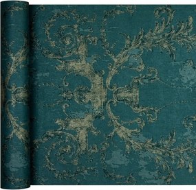 Öregített Kék Díszítésű tapéta