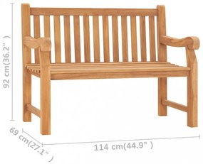 tömör tíkfa kerti pad 114 cm