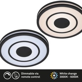 Briloner - LED Dimmelhető mennyezeti lámpa RIPPLE LED/24W/230V 3000-6500K + távirányító
