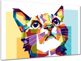 Vászonkép 60x40 Absztrakt macska