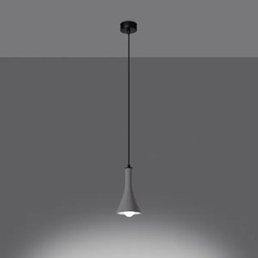 Sollux SL.1223 - Csillár zsinóron REA 1xE14/12W/230V beton