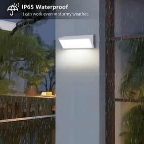 Brilagi - LED kültéri fali lámpatest TRIANGLE LED/42W/230V fehér IP65