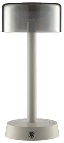 Brilliant - LED dimmelhető, újratölthető érintős asztali lámpa RAZOR LED/2,5W/5V 2700K IP44 szürke