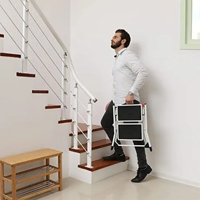 2 lépcsős létra max. terhelhetőség 150 kg-ig