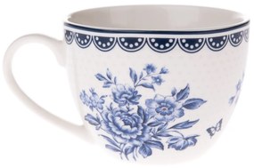 Blue Rose 4 db-os porcelán csészék készlet , 90 ml