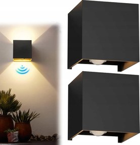 Kerti Lámpa Fali Led Lámpatest Homlokzati Fali lámpa Kültéri Felső Alsó 12W