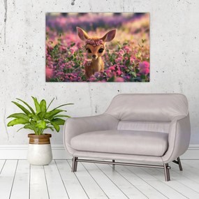 Kép - Aranyos őzike (90x60 cm)