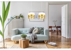 Csillár zsinóron MILO 2xE27/60W/230V arany