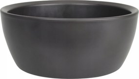 Kerámia tál matt fekete 28x28 cm