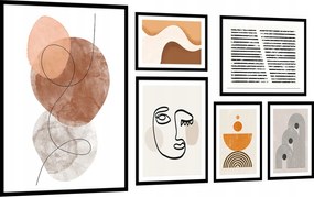 Készlet 6db-os Képek Poszterek Keret Nélkül KP183