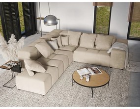 Bézs bársony párna moduláris kanapéhoz Rome Velvet - Cosmopolitan Design