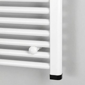 Egyenes törölközőszárító radiátor 1000x600 mm fehér