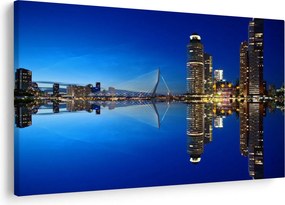 Kép - éjszaka Rotterdam (90x60 cm)