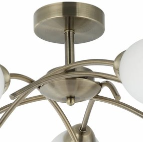 Felületre szerelhető csillár DONNA 5xE27/60W/230V patina