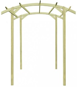kerti pergola impregnált fenyőfalécekből 180 x 197 x 210 cm