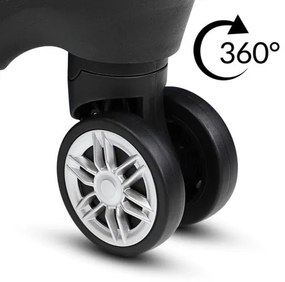 monzana® 3 részes utazóbőröndök készlete - fekete