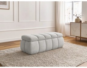 Világosszürke buklé pad – Bobochic Paris