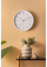 Karlsson 5988WH design falióra, fehér, átmérő 30cm