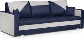 Háromszemélyes kinyitható kanapé ASTRA1 Sötétkék/krém