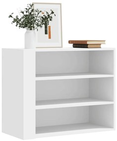 fehér szerelt fa faliszekrény 75 x 35 x 60 cm
